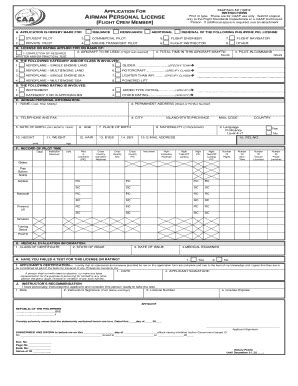form 542 caap